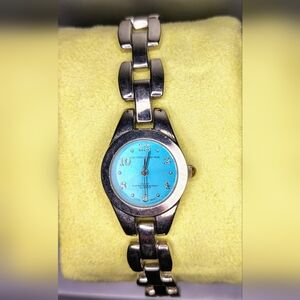 Silver and Blue No Boundaries Watch
